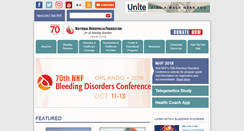 Desktop Screenshot of hemophilia.org